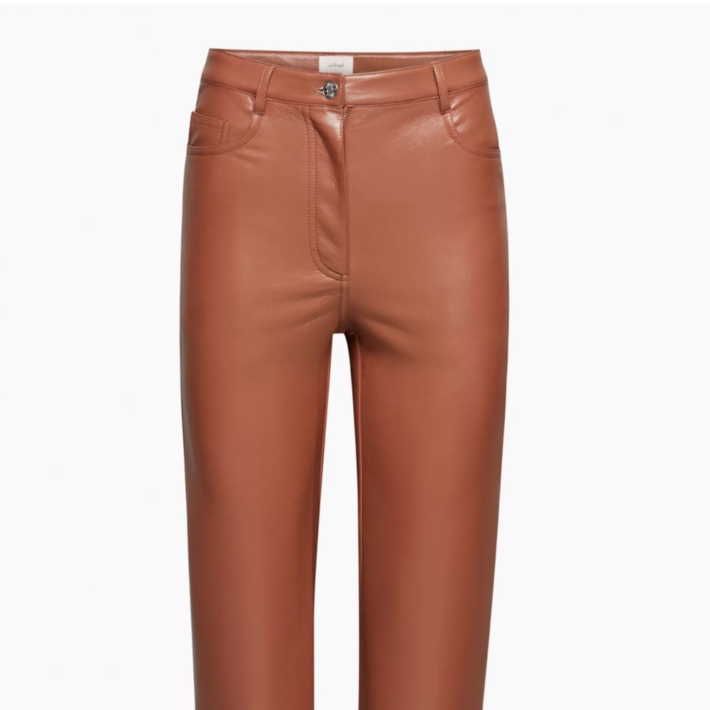 Aritzia Vegan leather, size 10. Worn once, as new